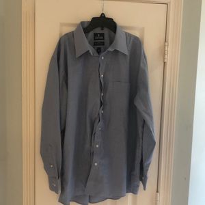 Stanford Blue Dress Shirt 18 34/34
